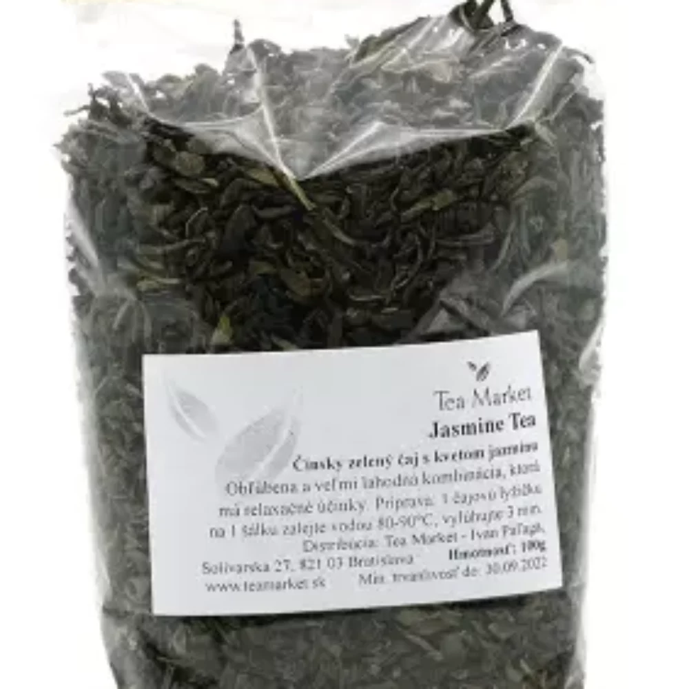 Jasmine Tea – Jazmínový čaj 100g, zelený čaj s jazmínom