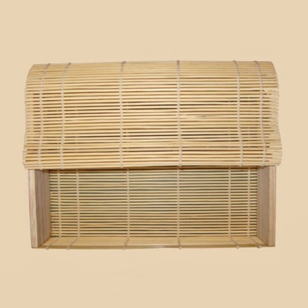 Bambusová krabička s rolovacím vekom 23x15 cm