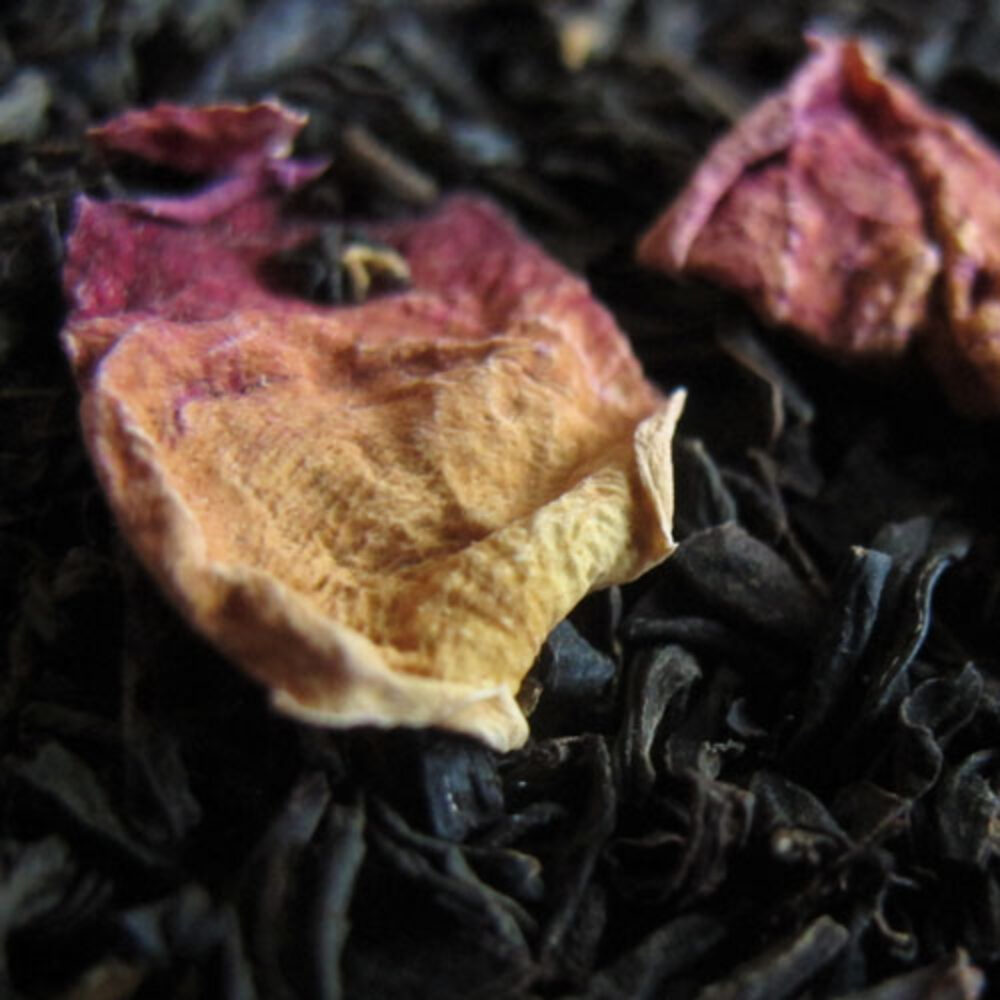 Rose Keemun Black Tea, čierny sypaný čaj s kvetom ruže 100g